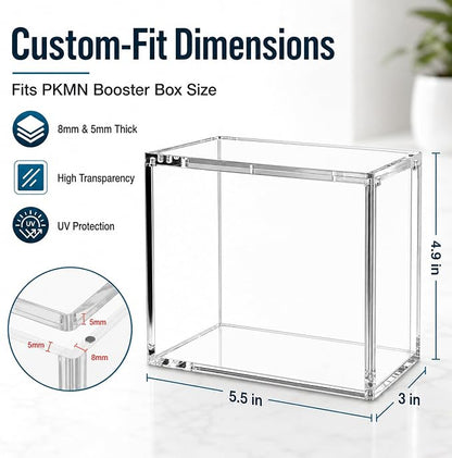 Booster Box Protective Acrylic Case