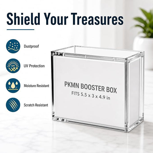 Booster Box Protective Acrylic Case